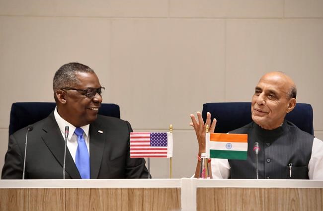 India, US to expand military engagement, defence ties | iNFOnews.ca CP2123126251