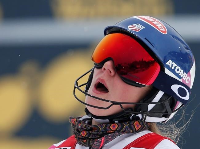 Shiffrin wins WCup slalom despite skiing over broken gate | iNFOnews.ca