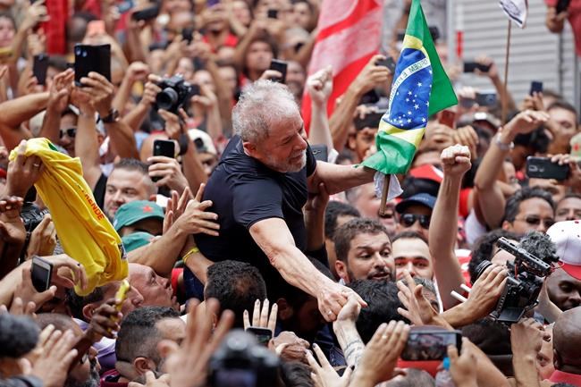 Freed ex-president tells crowd Brazil's left can win in 2022 | iNFOnews.ca Freed ex-president tells crowd Brazil's left can win in 2022 | iNFOnews.ca