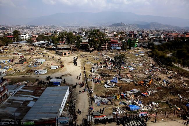 Nepalese police tear down earthquake victim camp in capital | iNFOnews.ca Nepalese police tear down earthquake victim camp in capital | iNFOnews.ca