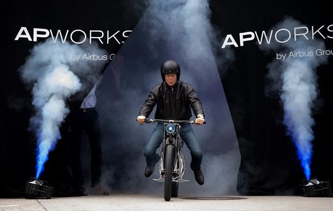 Airbus unit unveils 3D-printed electric motorcycle | iNFOnews.ca