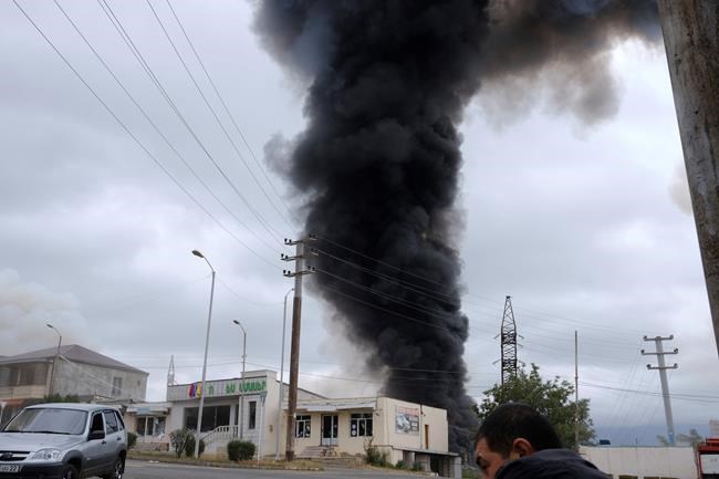 Azerbaijan says Armenia targets cities outside conflict zone | iNFOnews.ca