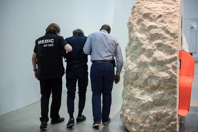 French artist emerges after spending week inside a rock | iNFOnews.ca