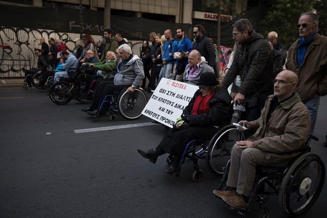 After bailout, disabled Greeks seek austerity relief | iNFOnews.ca After bailout, disabled Greeks seek austerity relief | iNFOnews.ca