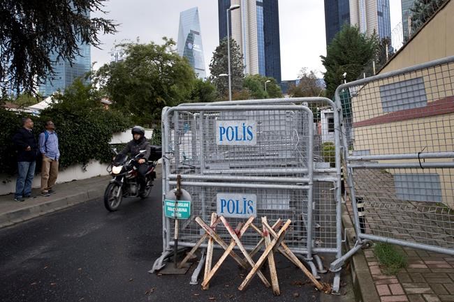 Newspaper says Turkey has audio of Saudi writer's slaying | iNFOnews.ca
