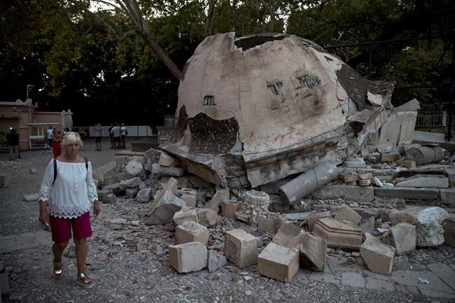 Strong aftershocks test nerves on Greek island after quake | iNFOnews.ca