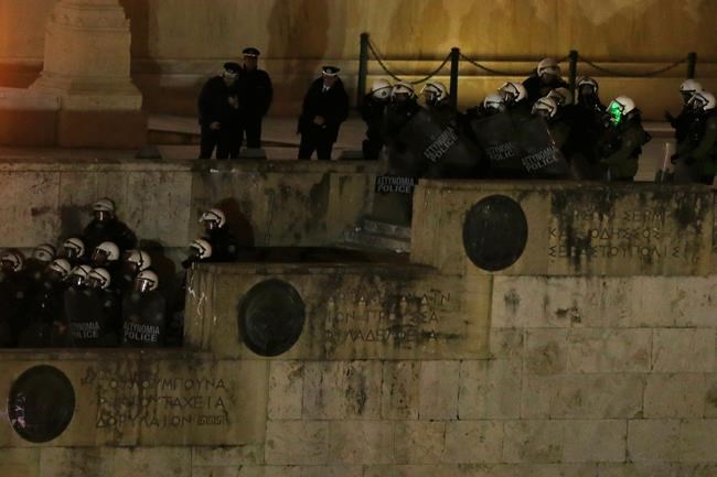 The Latest: Rioters taunt Greek police at Macedonia protest | iNFOnews.ca