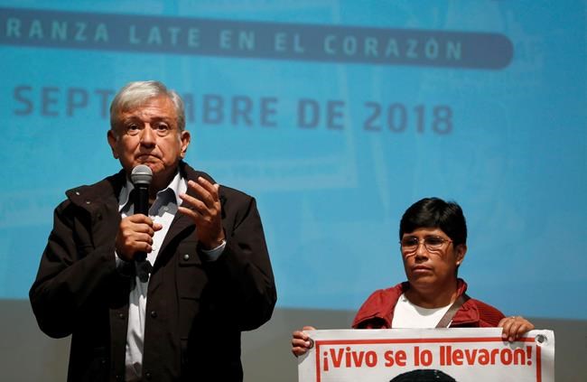 Incoming Mexican president to accept truth commission | iNFOnews.ca