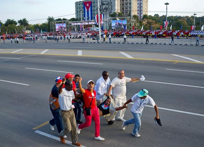 Protester disrupts start of Cuba's annual May Day parade | iNFOnews.ca