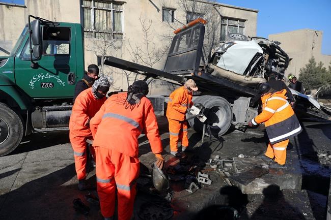 Afghan police say bomb tears through car, killing 5 | iNFOnews.ca