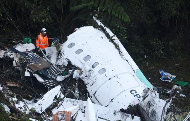 Brazilian soccer team's plane crashes in Colombia; 71 dead | iNFOnews.ca