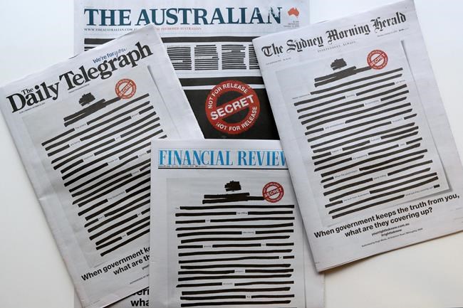 Australian newspapers campaign against government secrecy | iNFOnews.ca Australian newspapers campaign against government secrecy | iNFOnews.ca
