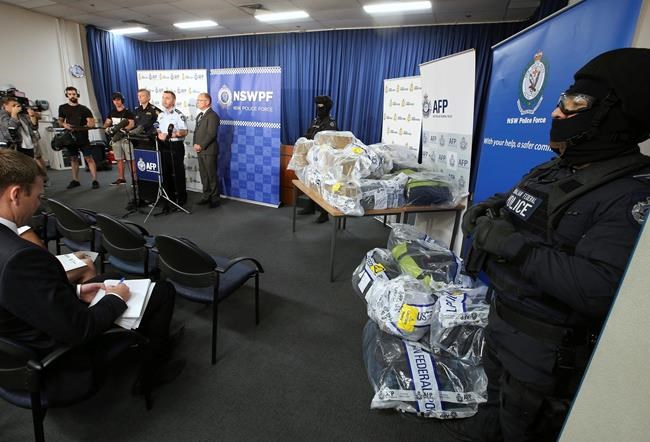 Australian police seize 1 ton of cocaine, arrest 15 men | iNFOnews.ca