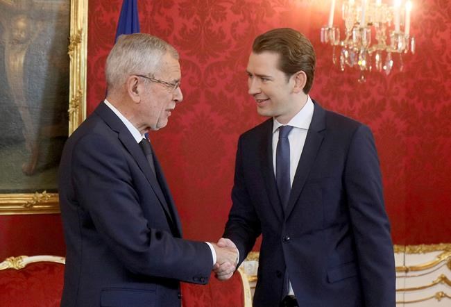 Austria's Kurz given task of putting together new government | iNFOnews.ca CP451770399