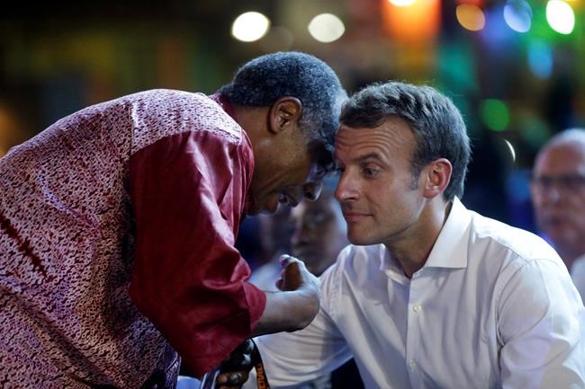 Macron parties at Fela Kuti's New Afrika Shrine in Nigeria | iNFOnews.ca
