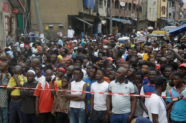 At least 8 dead in building collapse in Nigeria's Lagos | iNFOnews.ca At least 8 dead in building collapse in Nigeria's Lagos | iNFOnews.ca