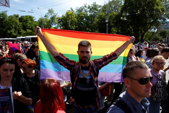 Ukraine holds its first major gay pride march in Kyiv | iNFOnews.ca