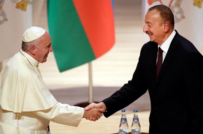 Pope Francis praises religious tolerance in Azerbaijan | iNFOnews.ca