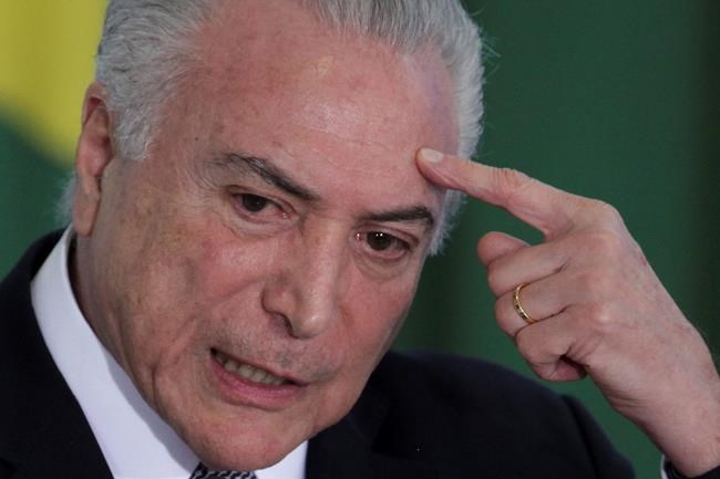 Attorney general: Brazil's Temer leads criminal organization | iNFOnews.ca