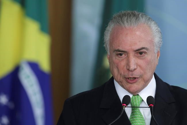 Brazil rollback of environment rules blow to Paris pact | iNFOnews.ca CP944832686