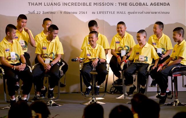 Thailand's celebrity cave boys head out on overseas tour | iNFOnews.ca