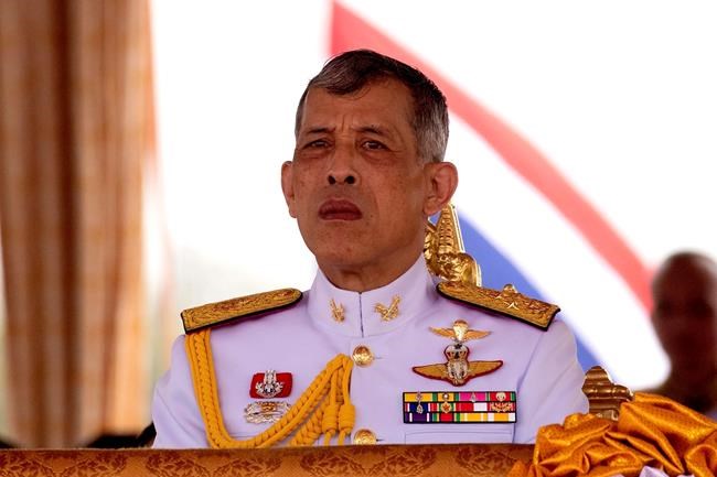 Thai king dismisses 6 palace officials for misconduct | iNFOnews.ca Thai king dismisses 6 palace officials for misconduct | iNFOnews.ca