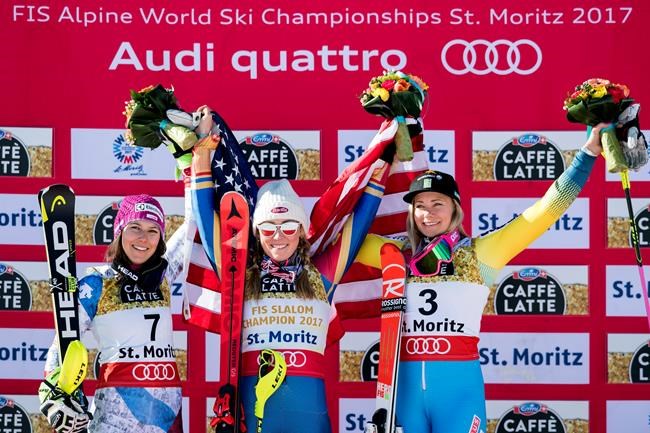 Shiffrin crushes rivals for 3rd straight slalom world title | iNFOnews.ca