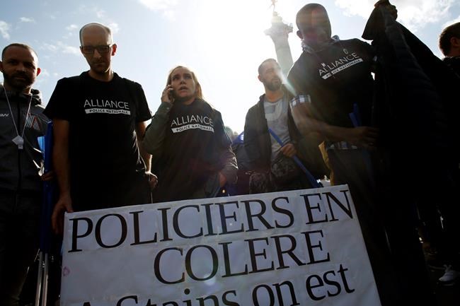 French police officers hold “anger march” over pay, suicides | iNFOnews.ca