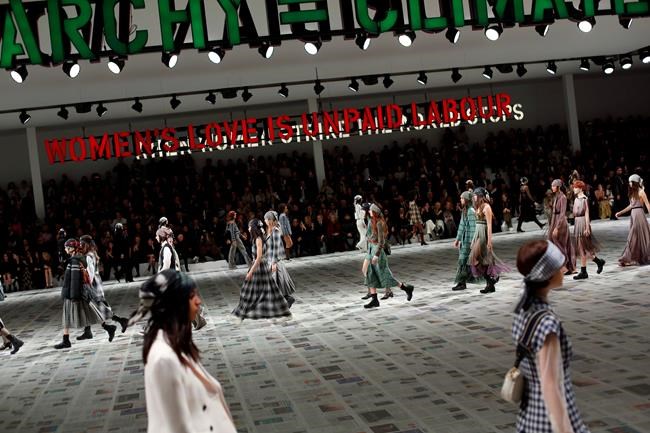 Dior invokes #MeToo in feminist-inspired fashion show | iNFOnews.ca