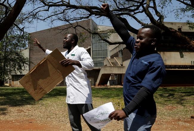 Zimbabwean doctors protest against abduction of union leader | iNFOnews.ca