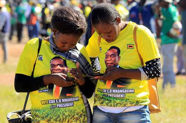 Zimbabwe ruling party backers march for peace ahead of vote | iNFOnews.ca Zimbabwe ruling party backers march for peace ahead of vote | iNFOnews.ca