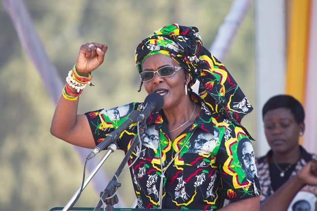 Zimbabwe's 1st lady speaks out, but not on assault claim | iNFOnews.ca