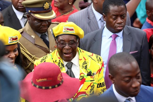 The Latest: Zimbabwe war vets 'expel' Mugabe as their leader | iNFOnews.ca