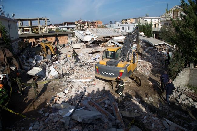 The Latest: Quake death toll in Albania now at 26 | iNFOnews.ca