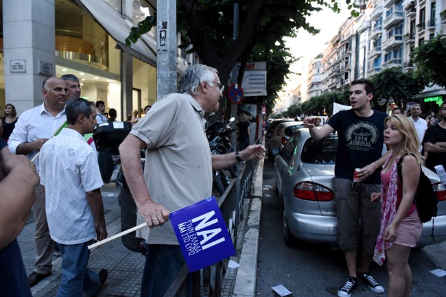 The Latest: Greek premier says 'the bigger the 'no' vote, the better agreement we'll achieve' | iNFOnews.ca CP33692200