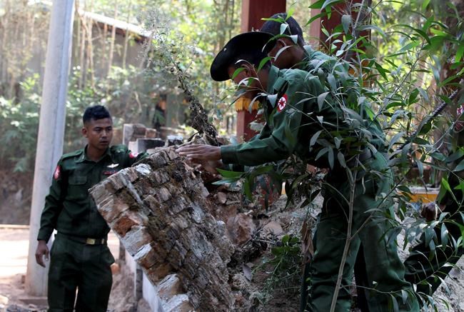 Clean-up work begins after moderate Myanmar earthquake | iNFOnews.ca Clean-up work begins after moderate Myanmar earthquake | iNFOnews.ca