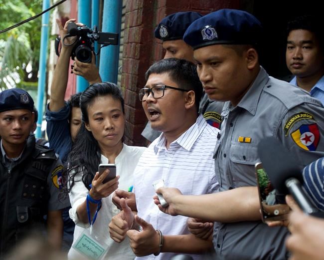 Myanmar postpones verdict for jailed Reuters reporters | iNFOnews.ca CP1751484587