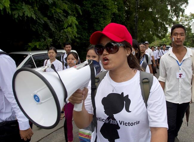 Protesters in Myanmar demand justice after 2-year-old raped | iNFOnews.ca