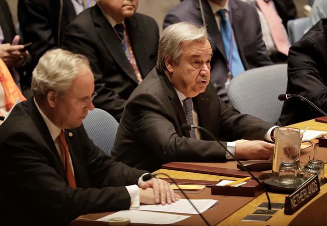 UN chief warns that Mideast 'chaos' threatens global peace | iNFOnews.ca UN chief warns that Mideast 'chaos' threatens global peace | iNFOnews.ca