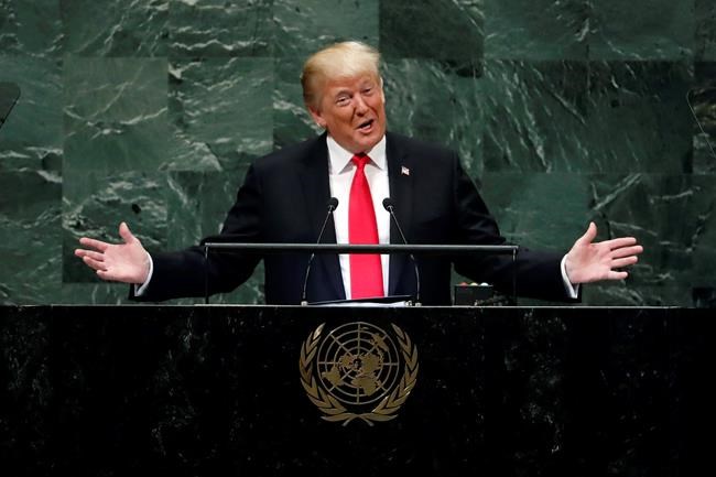 Trump challenges UN, boasting of America's go-it-alone might | iNFOnews.ca