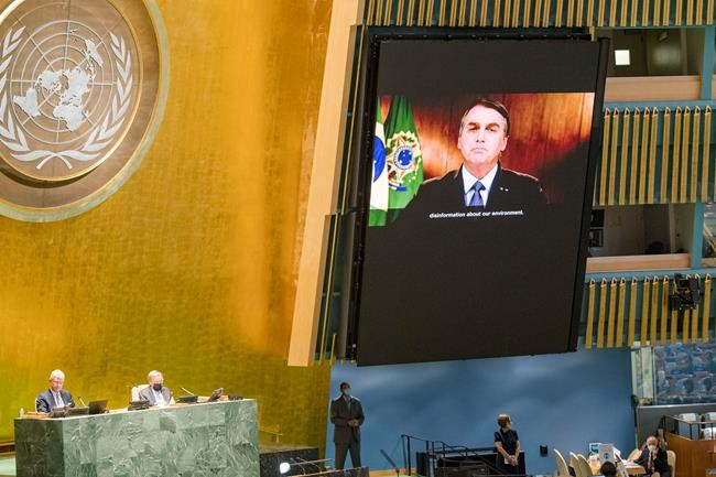 Bolsonaro to world: Brazil is victim of environmental smear | iNFOnews.ca