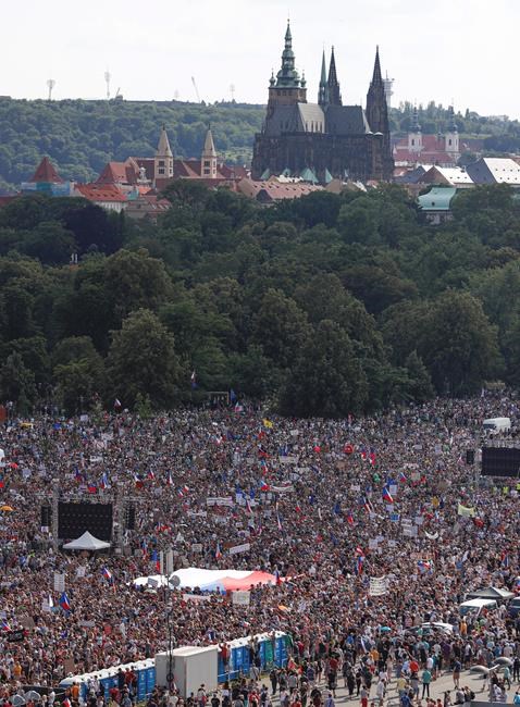 Crowd at huge Prague rally says Czech democracy is at risk | iNFOnews.ca Crowd at huge Prague rally says Czech democracy is at risk | iNFOnews.ca