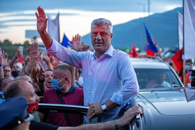 Crowds welcome Kosovo president returning from questioning | iNFOnews.ca