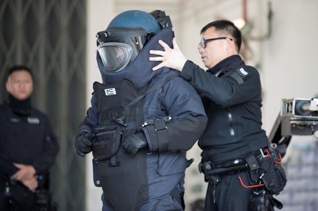 Hong Kong police defuse bombs designed 'to kill and to maim' | iNFOnews.ca