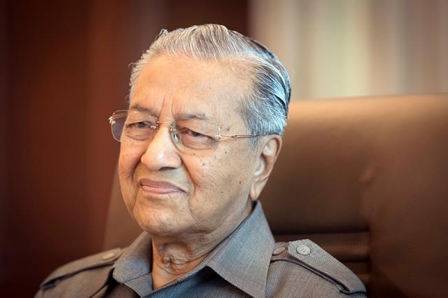 AP Interview: Mahathir says opposition can win Malaysia vote | iNFOnews.ca