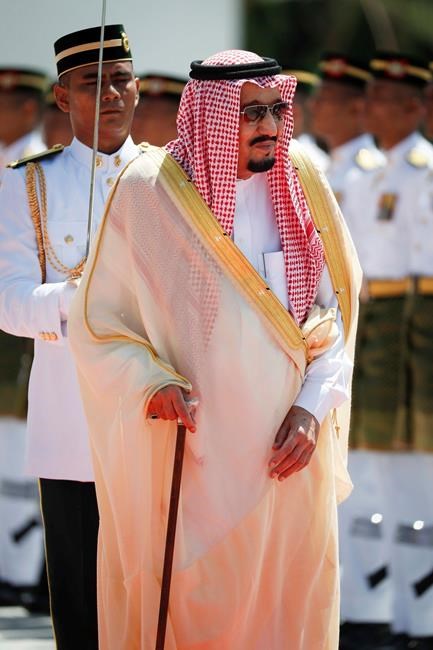 Saudi king begins multi-nation tour of Asia | iNFOnews.ca