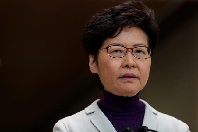 Hong Kong leader says new US law, violence will harm economy | iNFOnews.ca