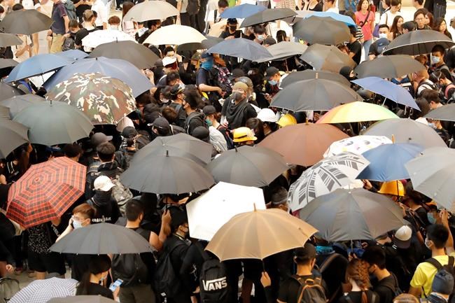 The Latest: Hong Kong police fire tear gas at protesters | iNFOnews.ca The Latest: Hong Kong police fire tear gas at protesters | iNFOnews.ca