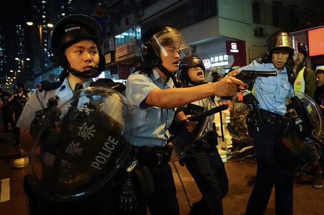 The Latest: Hong Kong police confirm warning shot, arrest 36 | iNFOnews.ca The Latest: Hong Kong police confirm warning shot, arrest 36 | iNFOnews.ca