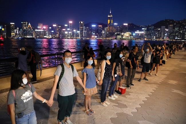 The Latest: Baltic protest inspires Hong Kong human chain | iNFOnews.ca The Latest: Baltic protest inspires Hong Kong human chain | iNFOnews.ca